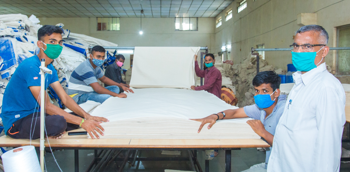 Team sorting cloth for cutting Team sorting cloth for cutting